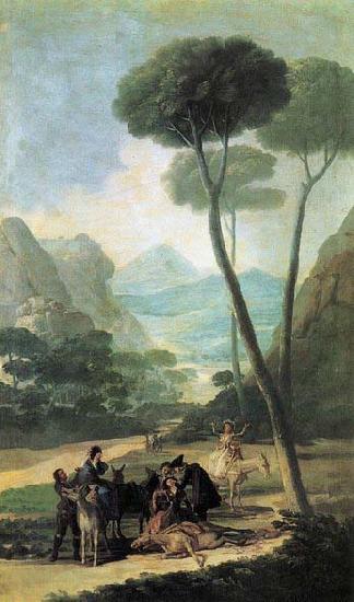 Francisco de goya y Lucientes The Fall oil painting picture